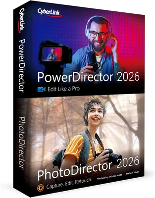 CyberLink PowerDirector y PhotoDirector 2026 | Edición de Vídeo AI y Foto con Generativa AI para Windows | Crea Fácilmente