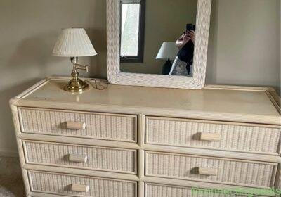 Free ad: Dresser and night stand. in Chicago. Dresser and night stand. in Chicago