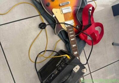 Free ad: Electric guitar and amp in Manchester. Electric guitar and amp in Manchester