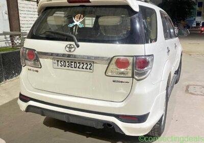 Free ad: Fortuner manufacturing 2014 registry 2015 urgent in Hyderabad. Fortuner manufacturing 2014 registry 2015 urgent in Hyderabad