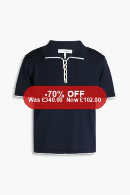 FRAME Cotton polo shirt – 70% Off