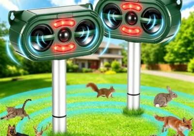 free ads 2 Pack Solar Animal Repeller - Cat Squirrel Pest Repellent Waterproof Motion Sensor Best Deal in New Zealand