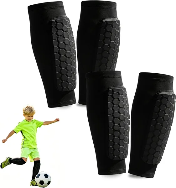 free ads 2 Pairs Soccer Shin Guards Kids Best Deal