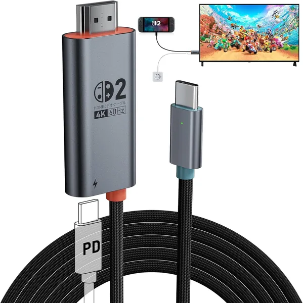 free ads 23% Off – 6.6ft USB C to HDMIケーブル、2本セット – 4K 60Hz対応