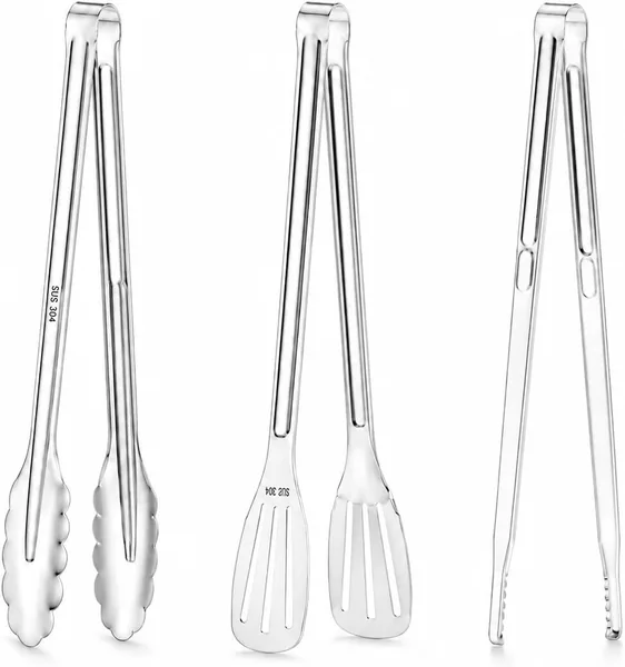 free ads 3 Pcs Kitchen Tongs Stainless Steel Best Deal