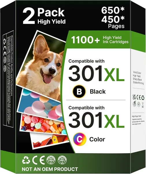 free ads 301XL Ink Cartridges Compatible HP Envy 4500 – Best Deal
