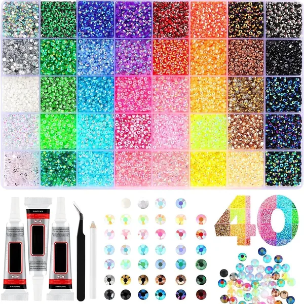 free ads 40 Colors Resin Jelly Rhinestones – Best Deal