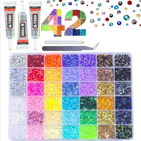 free ads 42 Colors Bedazzling Kit 34000 Gems Best Deal