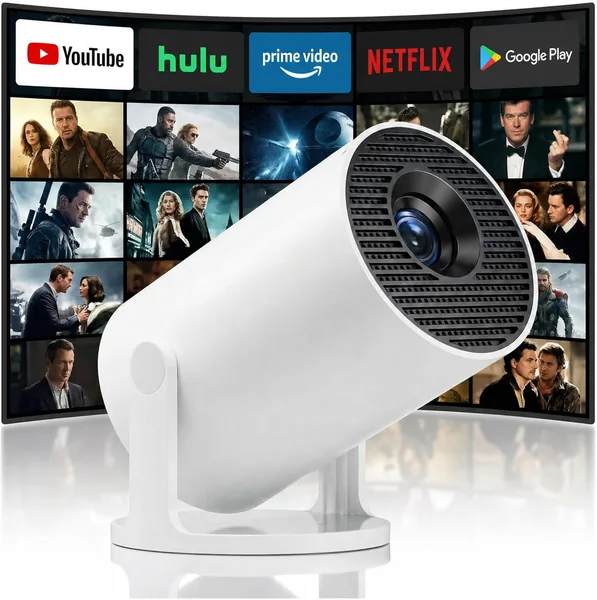 free ads 4K Mini Projector 270° Rotation WiFi Bluetooth Best Deal