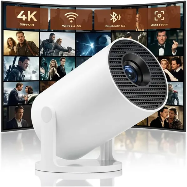 free ads 4K Mini Projector 270° Rotation WiFi Bluetooth Best Deal