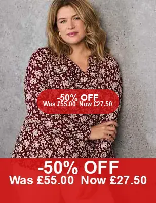 free ads 50% Off – Ditsy Floral Draped Top
