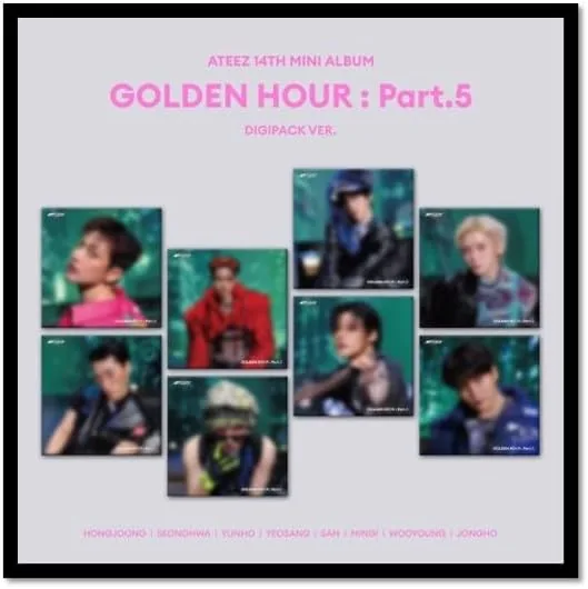 free ads A.TEEZ GOLDEN HOUR : Part.5 [Digipack Ver.] 14th Mini Album (SAN Ver.)