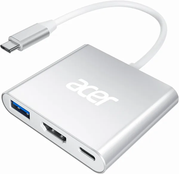 free ads Acer USB-C HDMI Multiport Adapter 4K, 100W PD, USB 3.0 5Gbps – Best Deal