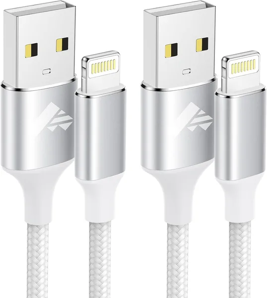free ads Aioneus iPhone Charger Cable 2M 2Pack MFi USB A to Lightning Nylon Braided Best Deal