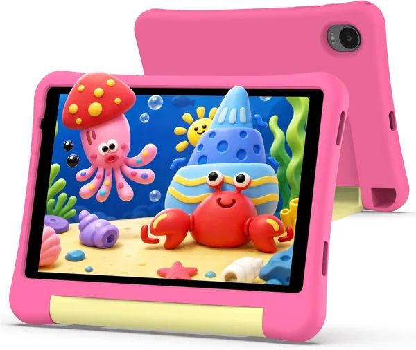 free ads ALLDOCUBE Tablet para Niños de 8 Pulgadas con Android 15, 32GB, Control Parental y Batería de 5000mAh