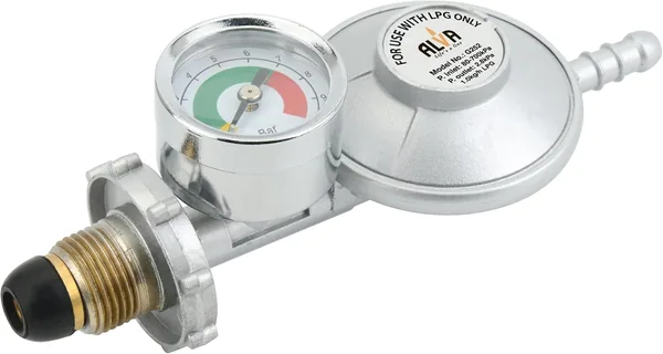 free ads ALVA Bullnose Gas Regulator With Pressure Gauge | 9Kg Cylinder | Certified | 12 Month Warranty