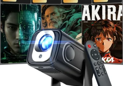 free ads Alwtniet Mini Projector 4K met Native 1080P, Draagbare Projector met Android, Autofocus & Keystone Correctie, WiFi 6 & Blauw - Best Deal in Netherlands