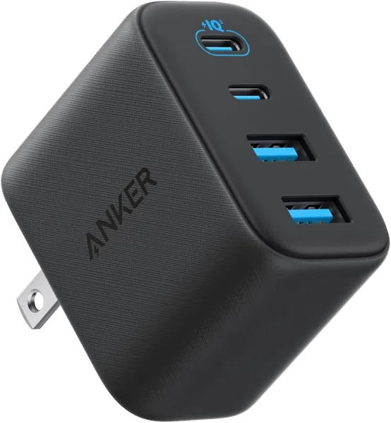 free ads Anker Zolo Charger (50W, 4ポート) – ブラック、PD対応、PSE適合、折りたたみプラグ、iPhone対応