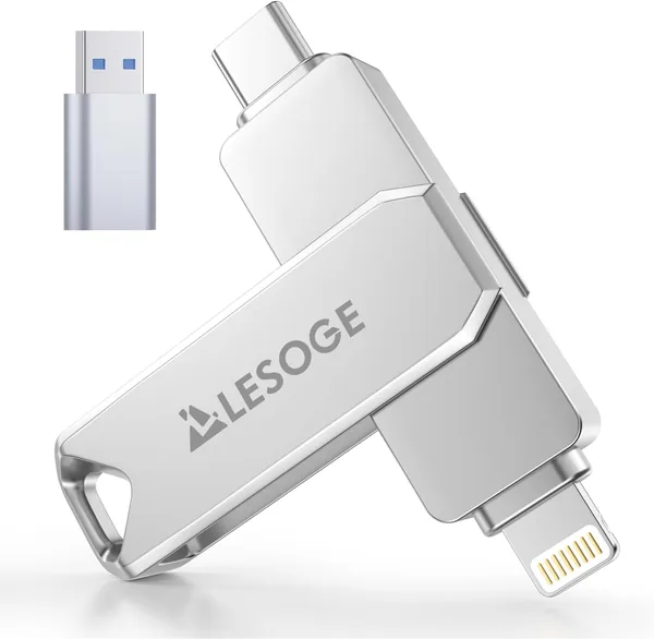 free ads Apple MFi認証 iPhone USBメモリ 512GB 4-in-1 高速度データストレージ