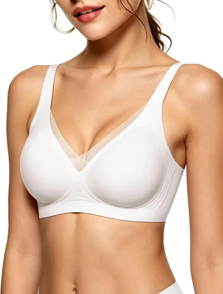 free ads As Fairy 2026 Bra – Wireless Mesh Deep V T-Shirt Support Best Deal