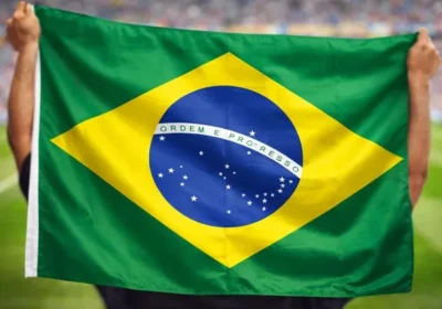 free ads Bandeira do Brasil Premium 130x90 cm para Copa do Mundo - Orgulho Nacional Verde Amarelo com Espaço para Haste in Brazil
