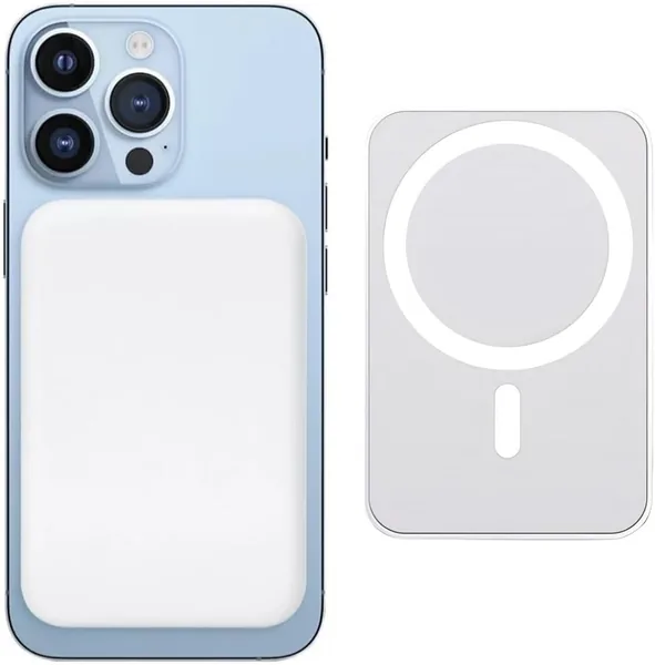 free ads Batterie Externe MagSafe 10000mAh, Chargeur Induction Sans Fil Portable pour iPhone