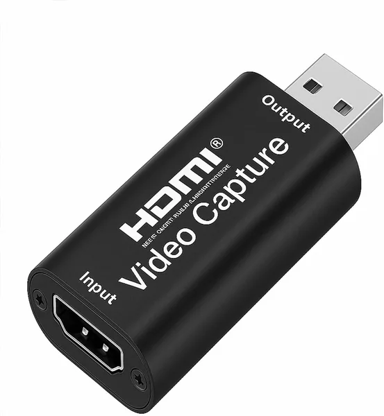free ads Bebeay Capturadora de Video 4K HDMI a USB 2.0, Convertidor de Video y Audio para Juegos, 1080P 60FPS