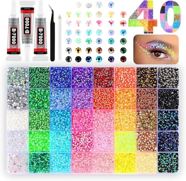free ads Bedazzling Kit 40 Colors Resin Rhinestones – Best Deal