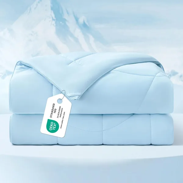 free ads BEDSURE Dwustronna kołdra chłodząca na lato 200 x 200 – Arc-Chill Q-Max > 0,4, lekka i cienka