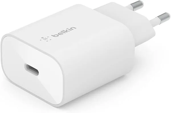 free ads Belkin BoostCharge 25W Wandlader met PPS-technologie, USB-C Power Delivery, Snelle lader voor iPhone 16, 15