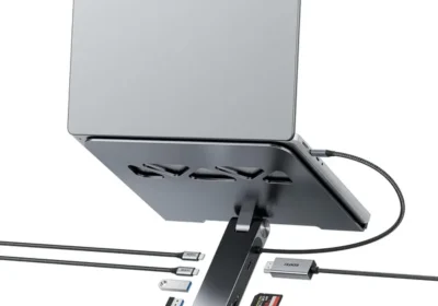free ads BENFEI Stojak na laptopa ze stacją dokującą USB C 7 w 1 - HDMI (4K 60 Hz), 1 × SD i 1 x czytnik kart micro SD, 100 W Power De in Poland