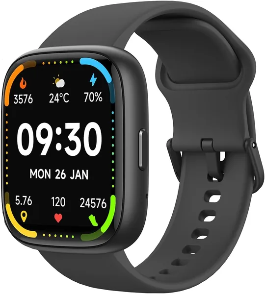 free ads Bettdow SmartWatch, Relógio Inteligente com Tela Tátil e Alexa, À Prova d’Água IP68, Para Homem e Mulher, com 100+ Modos