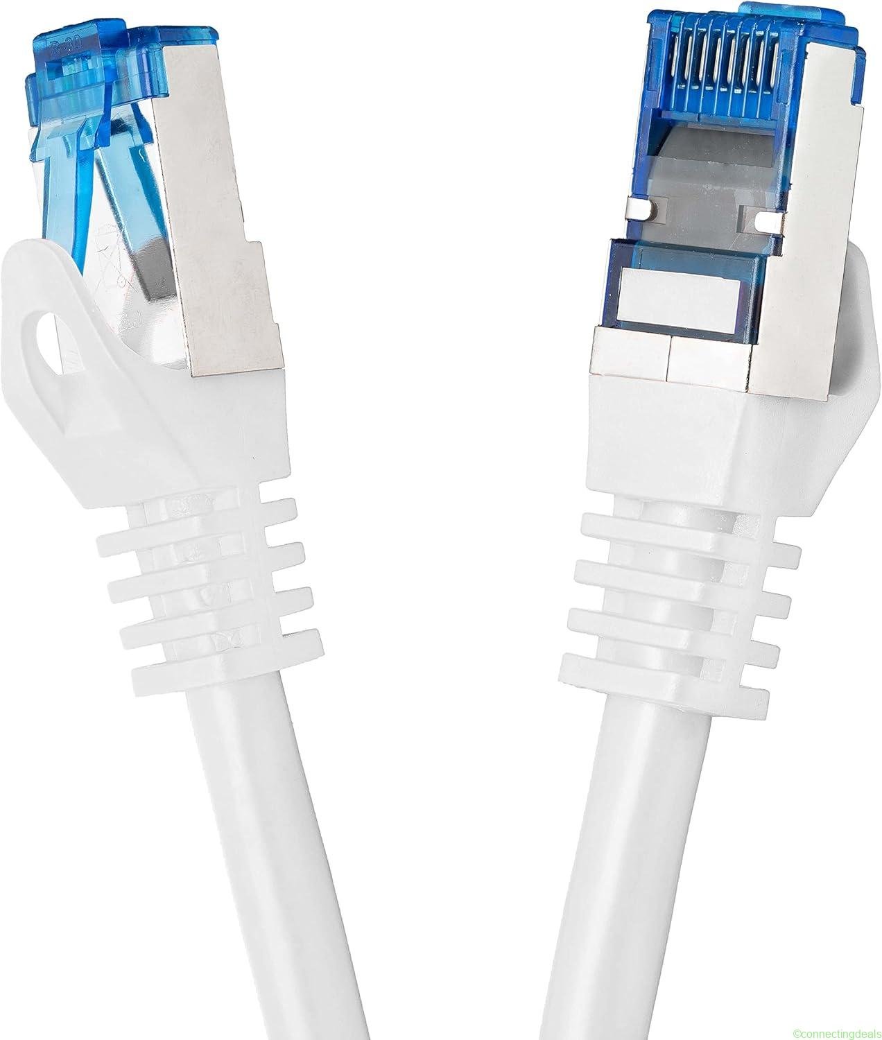 free ads BIGtec Patchkabel S/FTP (PIMF) CAT 6a weiß 10m – Best Price