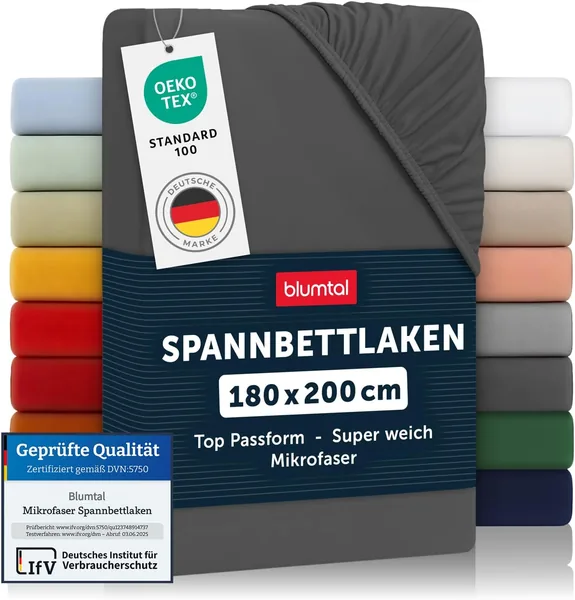 free ads Blumtal Fitted Sheet Microfaser Bettlaken – 27% Rabatt