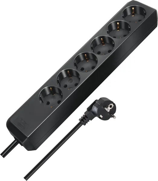 free ads Brennenstuhl Eco-Line, 6-weg stopcontact (stopcontact met 1.5 m kabel) Zwart – 46% Korting