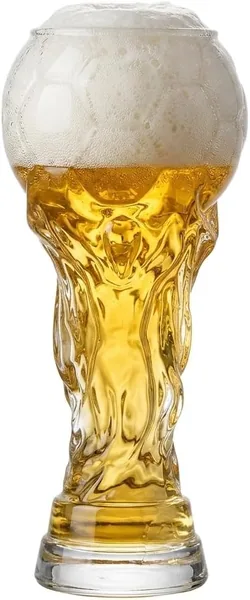 free ads BrKern Fußballweltcup-Trophäen-Bierglas, 0,6 Liter Herfair Biergläser, Siegesbecher, Geschenk