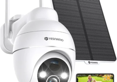 free ads Caméra de surveillance sans fil YESNAMO 2K, alimentation solaire et PTZ 360°, caméra solaire 2,4G in France
