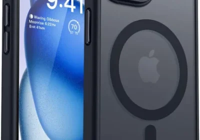 free ads CANSHN iPhone 15 ケース マグネティック互換・フルカメラ保護 衝撃吸収 無黄色化 マグネット付 透明マット in Japan