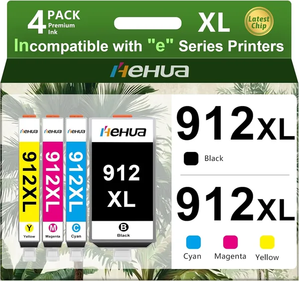 free ads Cartouches d’encre compatible HP 912XL – Multipack pour Imprimantes OfficeJet – Meilleur Prix