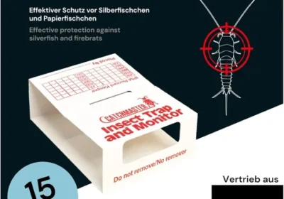 free ads Catchmaster 288i 15er Überwachungs-Klebefallen für Silberfische - 100 % toxinfrei - Starkes Klebeband - Für in Austria