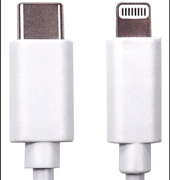 free ads Charger USB-C to Lightning Cable – Fast Charging iPhone, White