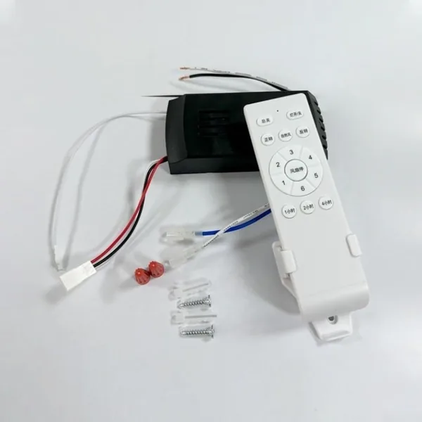 free ads Control remoto de ventilador de techo, 6 velocidades con control inalámbrico, receptor de 24V DC, salida de 35W, entrada de 90-265V para sistemas de control