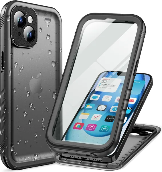 free ads Cozycase Top Shockproof Etui étanche pour iPhone 15 Plus – Protection complète anti-choc et anti-poussière – Meilleure offre