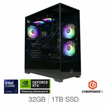 free ads CyberPower, Intel Core Ultra 7, 32GB RAM, 1TB SSD, NVIDIA GeForce RTX 5070 Ti, G