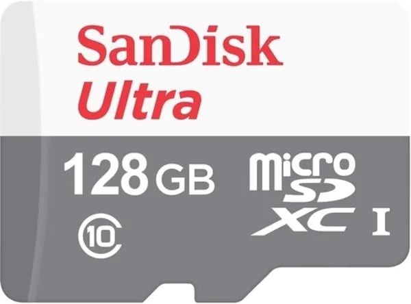free ads بطاقة ذاكرة SanDisk 128GB microSDXC UHS-I فئة 10