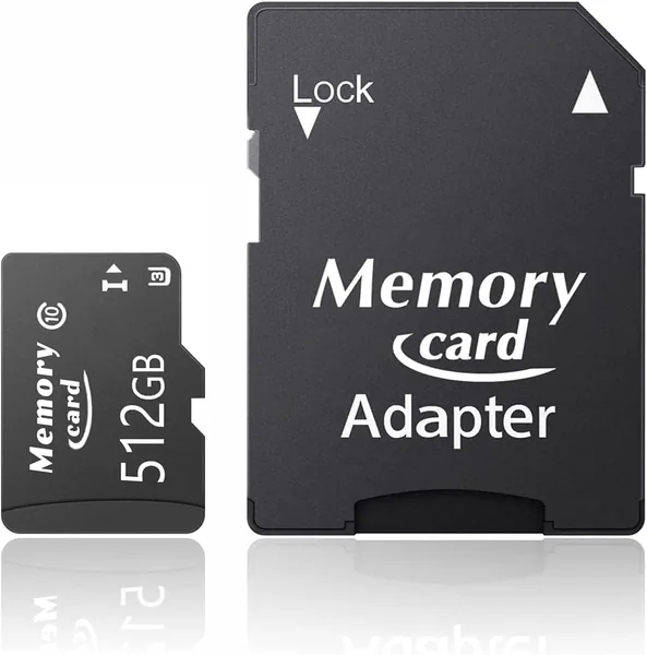free ads بطاقة ذاكرة MicroSDXC 512 جيجابايت مع محول، فئة السرعة U3 و UHS-II لكاميرا/هاتف/جهاز تسجيل بيانات المركبات، أفضل صفقة