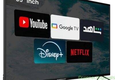 free ads تلفزيون Powerology ذكي 55 بوصة 4K، Android TV، واي فاي، بلوتوث – أفضل سعر in United Arab Emirates