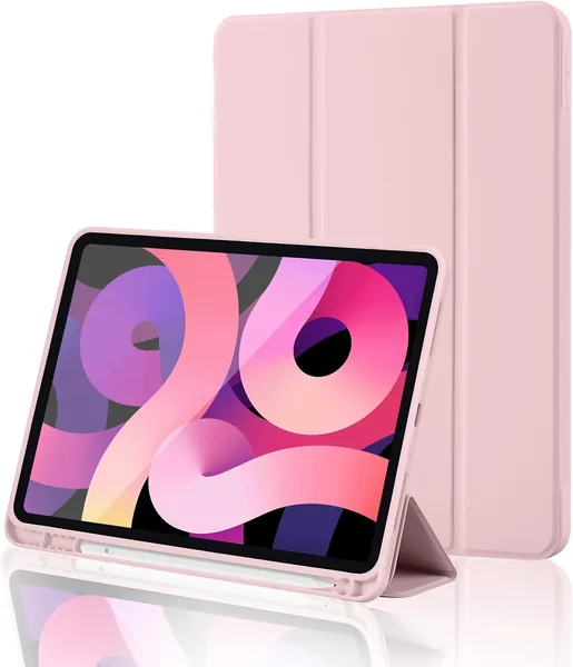 free ads حالة آيباد الجيل العاشر 2022 مع حامل قلم لآيباد 10.9 بوصة، غطاء خلفي ناعم من TPU لأيباد الجيل 10، حماية ممتازة