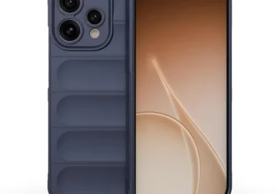 free ads حالة حماية هاتف Magic Shield من البولي يوريثان الحراري والسيليكون غير السوداء - متوافقة مع Oppo Reno 15 5G (زرقاء داكنة) in Egypt
