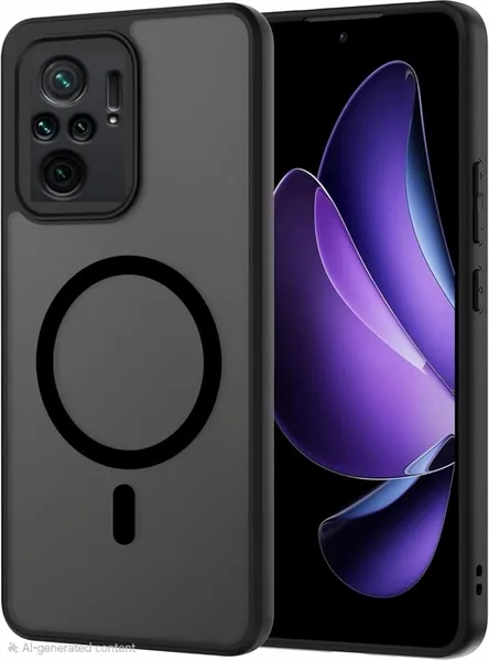 free ads حالة مغناطيسية جرابست لهاتف Redmi Note 10s/Note 10 4G، مقاومة للبهتان، حماية من الدرجة العسكرية، غطاء واقي ضد الصدمات